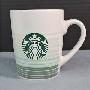Starbucks Mermaid Siren Logo Mug 2021 White Green Gray